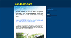 Desktop Screenshot of iron4sale.com